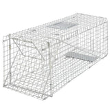 Vidaxl levende fælde galvaniseret 80 cm