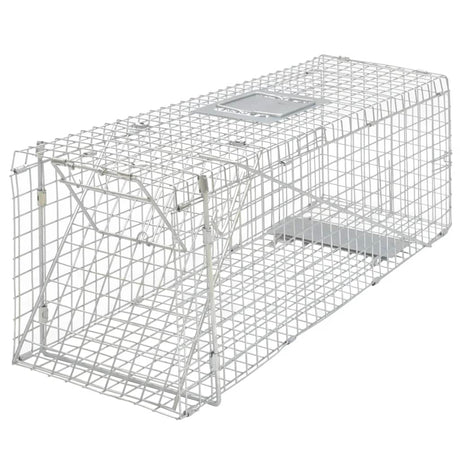 Vidaxl levende fælde galvaniseret 80 cm