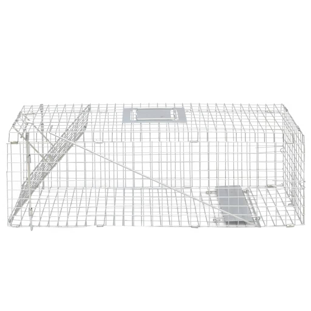 Vidaxl levende fælde galvaniseret 80 cm