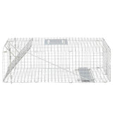 Vidaxl levende fælde galvaniseret 80 cm
