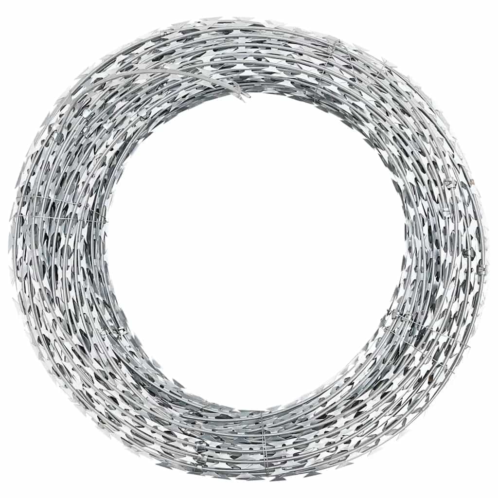 Vidaxl schemmmsstikkeldraad Concertina Galvanized Steel 100 m