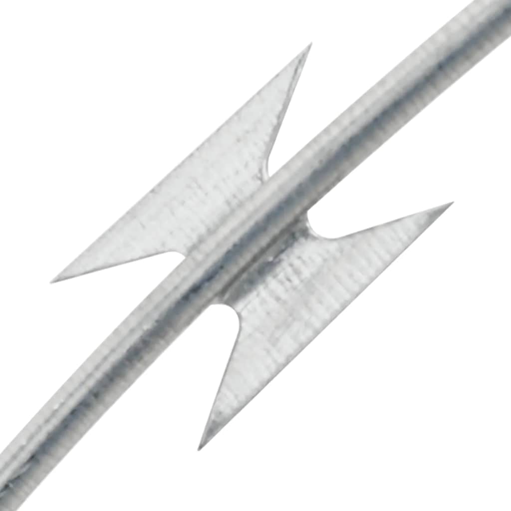 Vidaxl schemmmsstikkeldraad Concertina Galvanized Steel 100 m