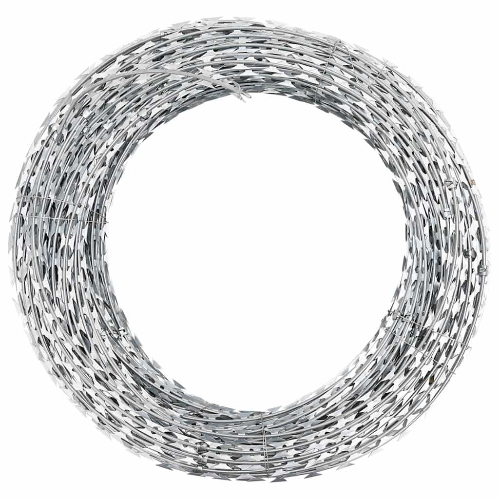 Vidaxl Schemetstikkeldraad Concertina Galvanized Steel 150 m