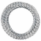 Vidaxl Schemetstikkeldraad Concertina Galvanized Steel 150 m