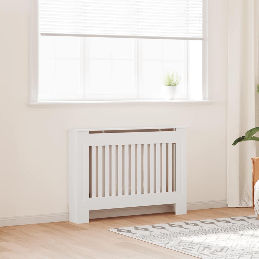 Vidaxl Radiatorom Construction 112 cm MDF White