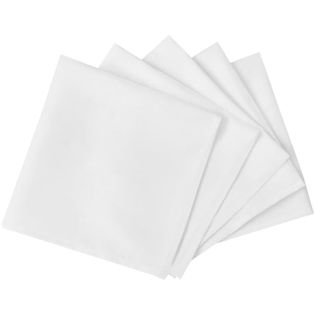 Vidaxl servietter Hvid 10 stykker 50 x 50 cm