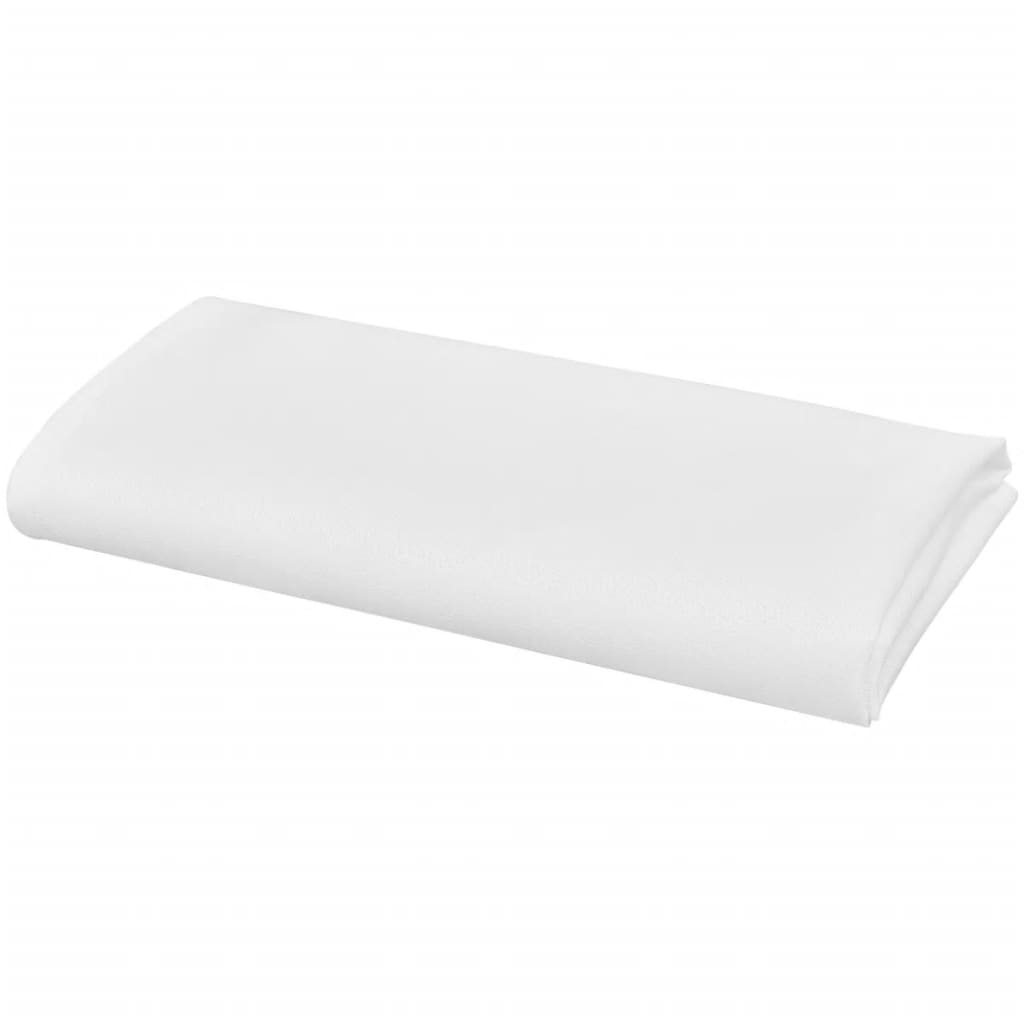 Vidaxl servietter Hvid 10 stykker 50 x 50 cm