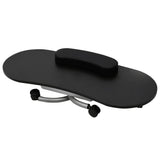 Vidaxl Manicuret Table Foldbar med hjul sort