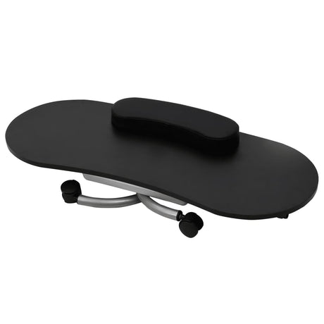 Vidaxl Manicuret Table Foldbar med hjul sort
