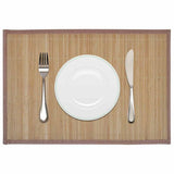 Vidaxl 6 st placemats 30x45 cm bambusbrun