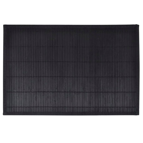 Vidaxl 6 placemats bambus 30 x 45 cm sort