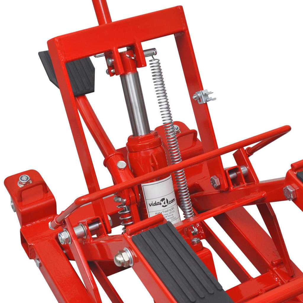 Vidaxl hydraulisk motor ATV krik 680 kg rød