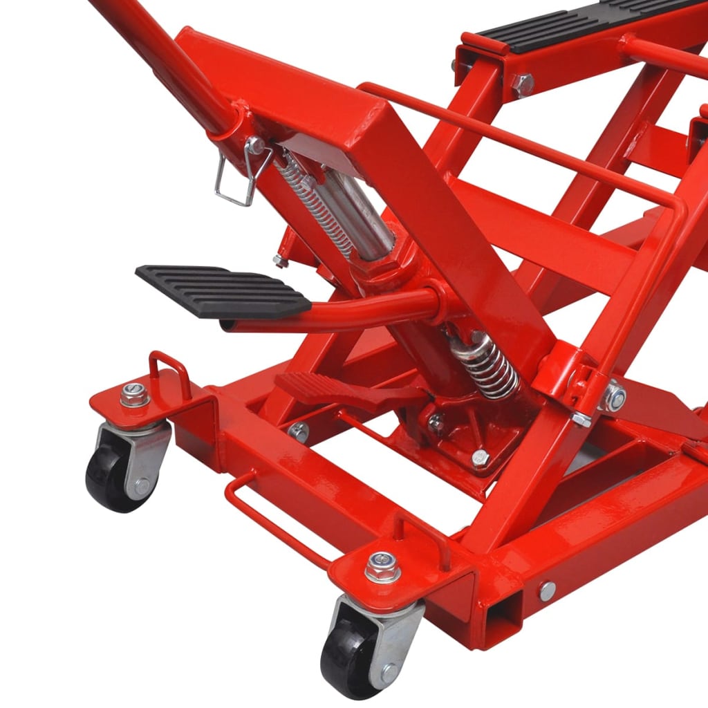 Vidaxl hydraulisk motor ATV krik 680 kg rød
