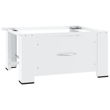 Vidaxl Washing Machineverhoger med skuffe hvid