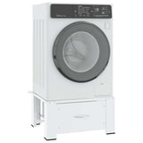 Vidaxl Washing Machineverhoger med skuffe hvid
