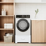 Vidaxl Washing Machineverhoger med skuffe hvid