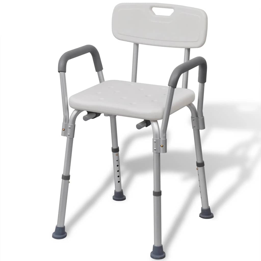 Vidaxl brusestol aluminium hvid