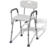 Vidaxl brusestol aluminium hvid