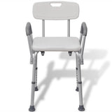 Vidaxl brusestol aluminium hvid