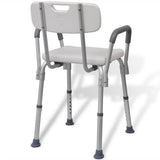 Vidaxl brusestol aluminium hvid