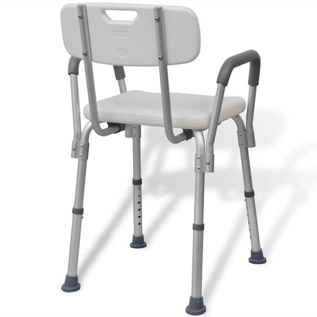 Vidaxl brusestol aluminium hvid