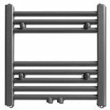 Vidaxl Radiator håndklædeholder lige 480x480 mm grå
