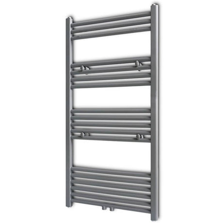Vidaxl Radiator håndklædeholder lige 600x1160 mm grå