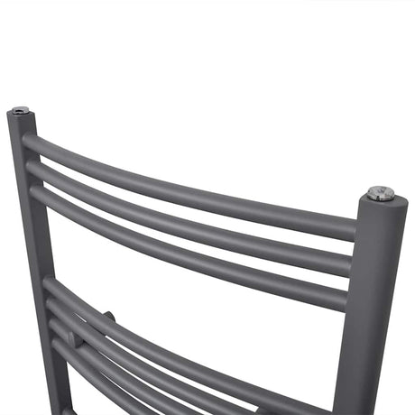 Vidaxl Radiator Håndklæde Rack Bøjet 480x480 mm grå