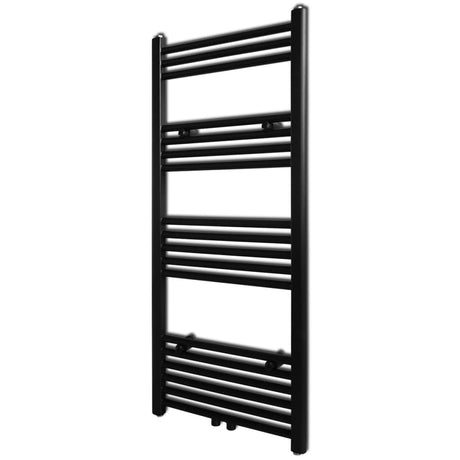 Vidaxl Radiator Håndklæde Rack lige 500x1160 mm sort