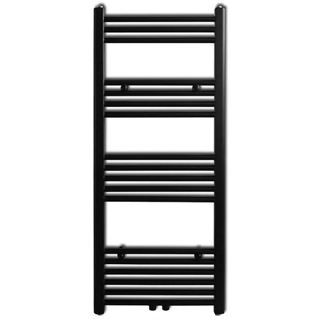 Vidaxl Radiator Håndklæde Rack lige 500x1160 mm sort