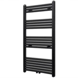 Vidaxl Radiator Håndklæde Rack lige 600x1160 mm sort