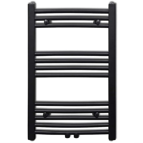 Vidaxl Radiator Håndklæde Rack Bent 500x764 mm sort