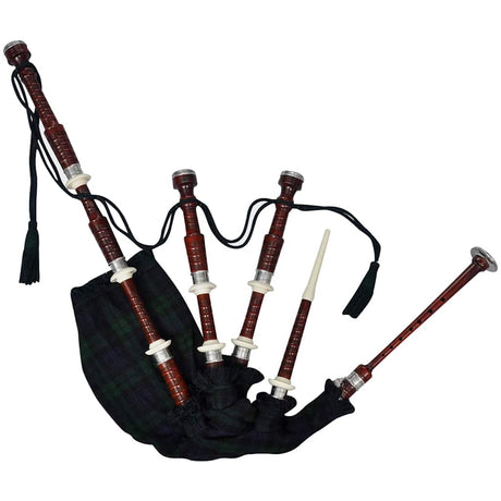 VidaXL sækkepiber Scottish great highland ur tartan grøn sort