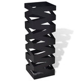 Vidaxl paraply og vandrestokkeholder Square 48,5 cm stål sort