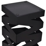 Vidaxl paraply og vandrestokkeholder Square 48,5 cm stål sort