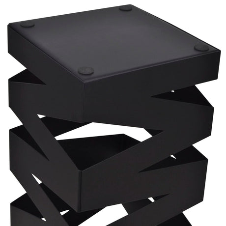 Vidaxl paraply og vandrestokkeholder Square 48,5 cm stål sort
