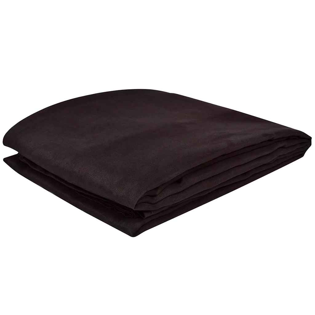 Vidaxl Bank Cover Microsuede Brown 140 x 210 cm