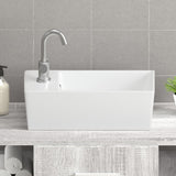 Vidaxl Washbasin 48x25x15 cm keramisk hvid