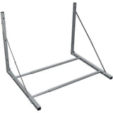 Vidaxl Tire Rack Steel Silver Colored