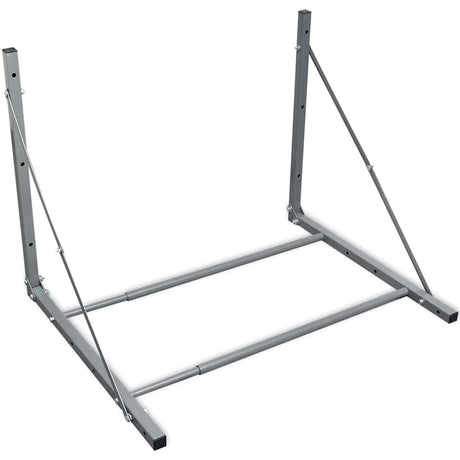 Vidaxl Tire Rack Steel Silver Colored