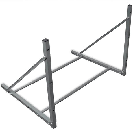 Vidaxl Tire Rack Steel Silver Colored