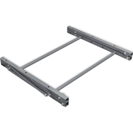 Vidaxl Tire Rack Steel Silver Colored