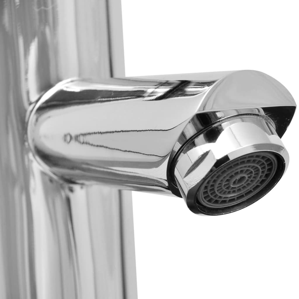 Vidaxl badeværelse mixer tap messing