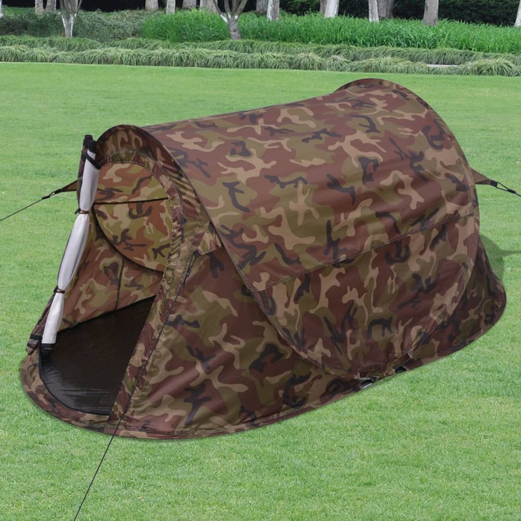 Vidaxl telt pop-up 2-personers camouflage