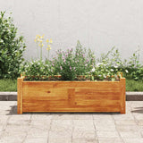 Vidaxl Planter hævet 76x27,6x25 cm acaciahout