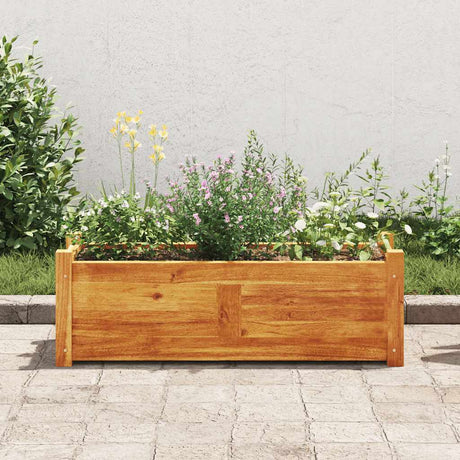 Vidaxl Planter hævet 76x27,6x25 cm acaciahout