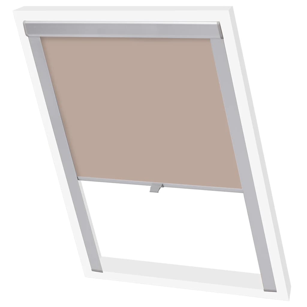 Vidaxl mørklægningsrullegardin beige s06 606