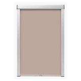 Vidaxl mørklægningsrullegardin beige s06 606