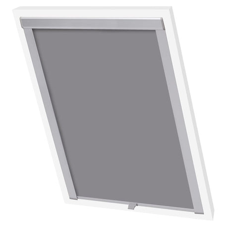 Vidaxl mørklægningsrullegardin grå s08 608