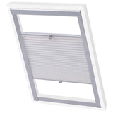 Vidaxl Roller Blind plisseret hvid C02